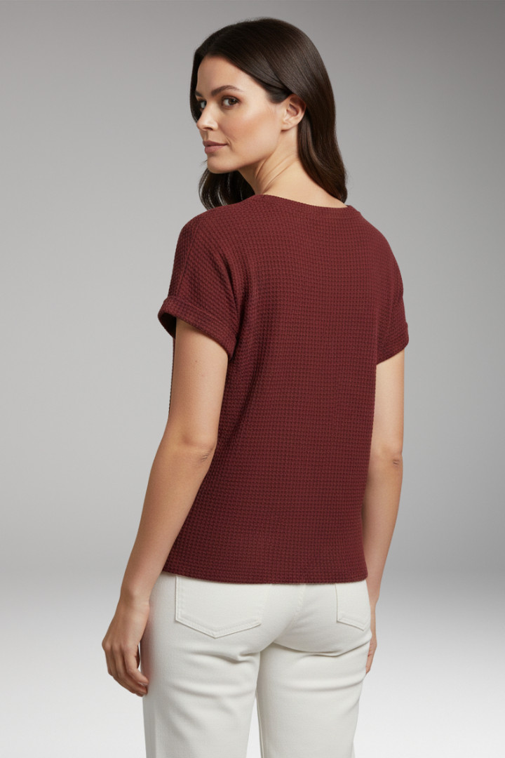 Women’s T-Shirt with Round Neck and Eco-Friendly Material