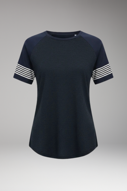 Women’s T-Shirt with Round Neck and Raglan Sleeves