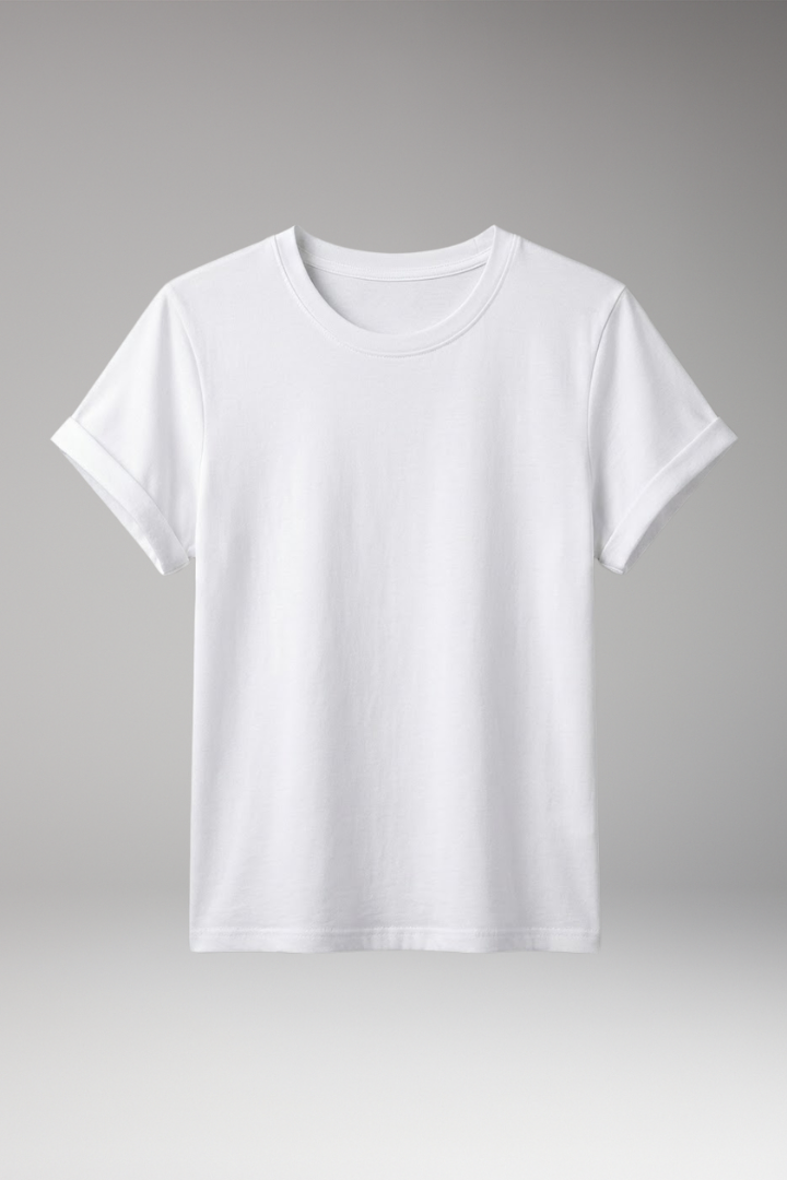 Women’s T-Shirt with Round Neck and Short Sleeves