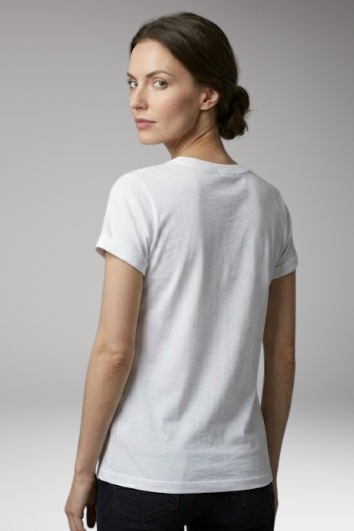 Women’s T-Shirt with Round Neck and Short Sleeves