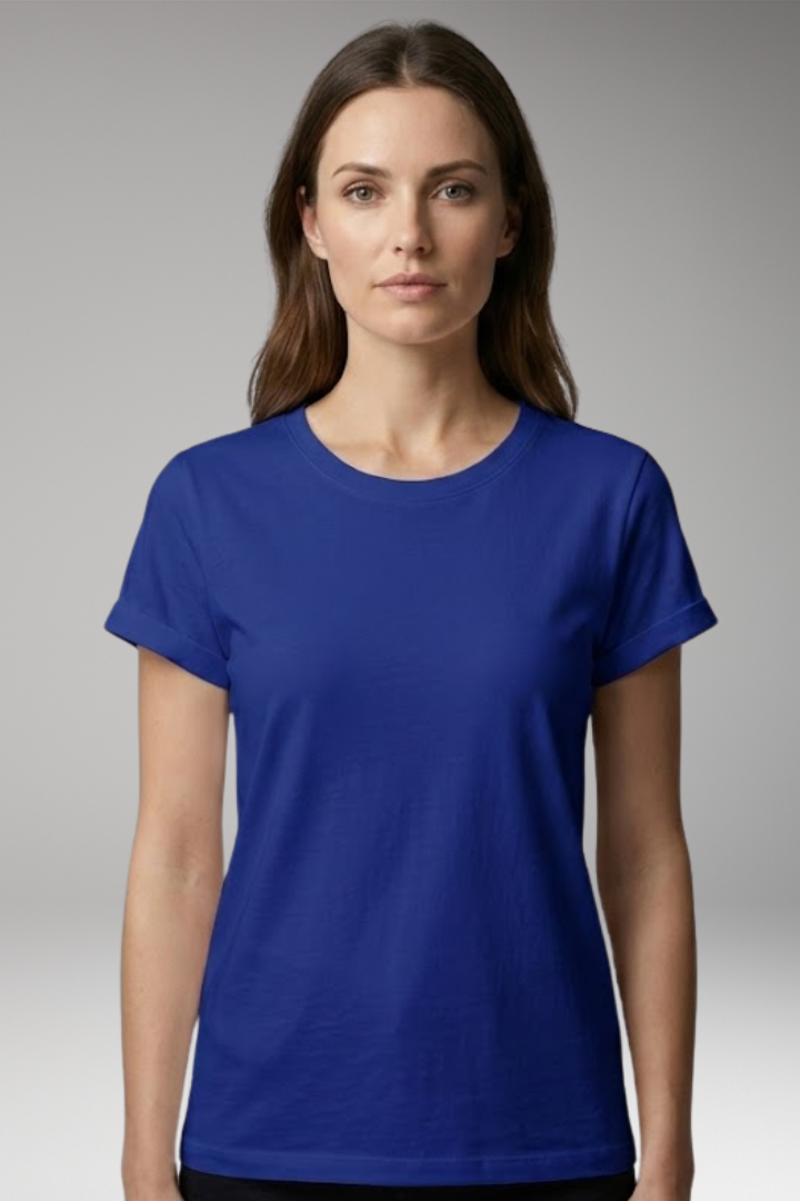 Women’s T-Shirt with Round Neck and Short Sleeves