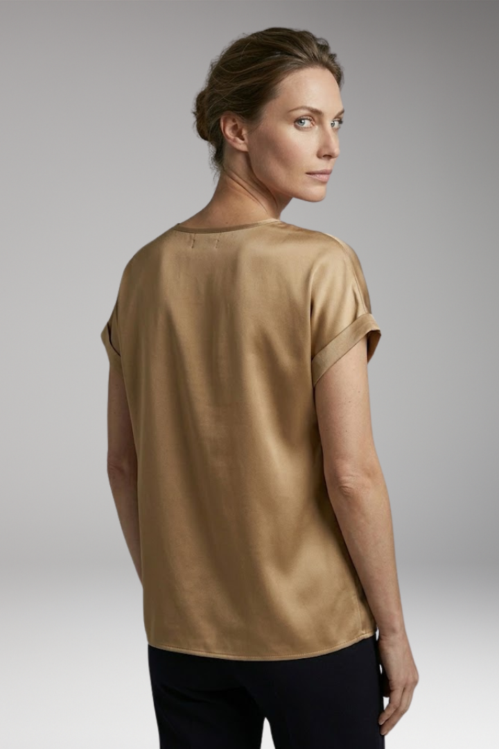 Women’s V-Neck T-Shirt with Relaxed Fit