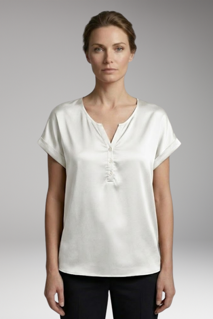 Women’s V-Neck T-Shirt with Relaxed Fit