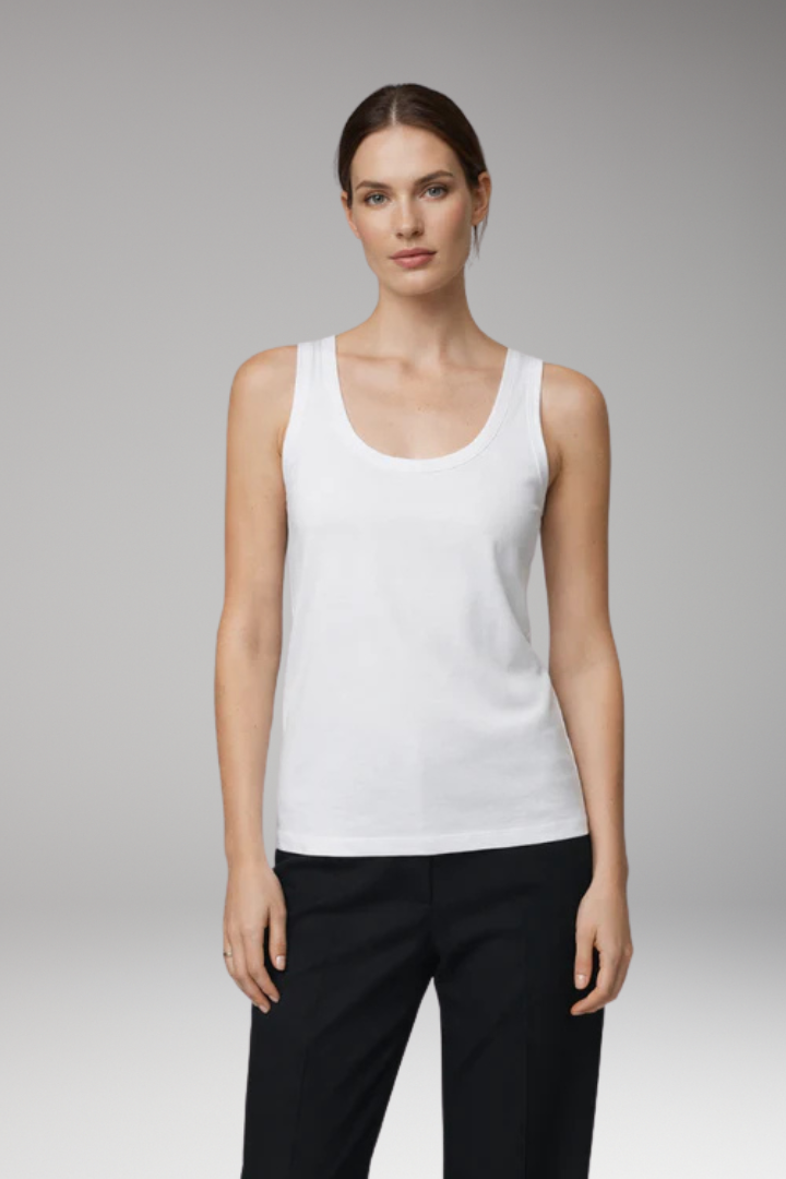 Women's Tank Top with Round Neckline