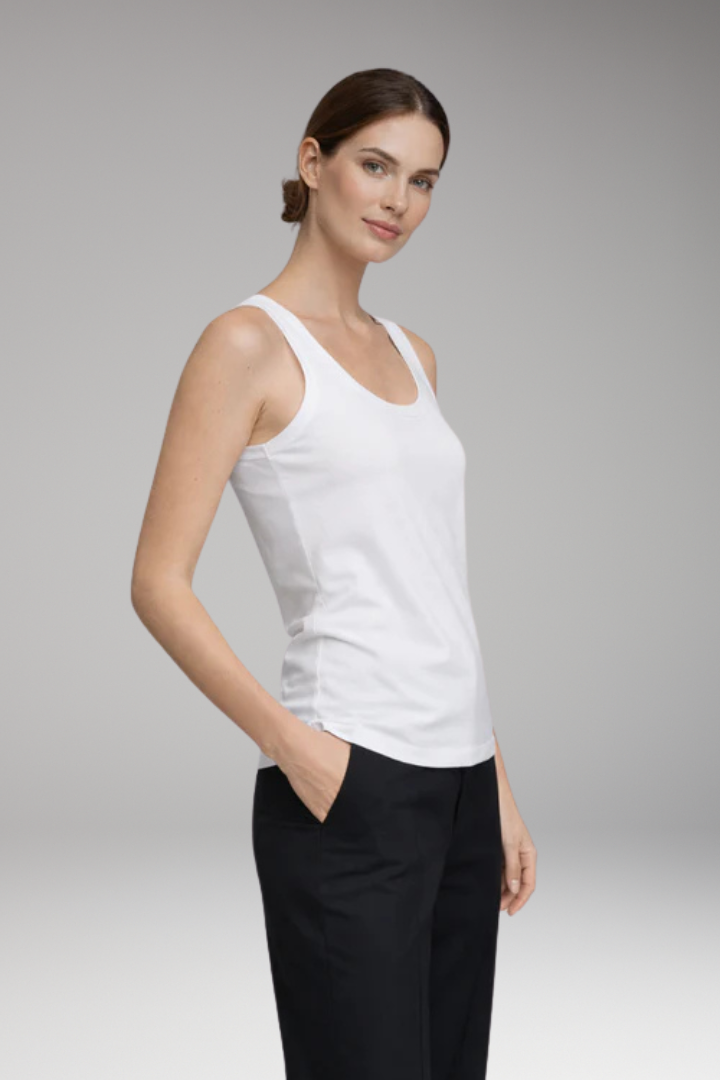 Women's Tank Top with Round Neckline