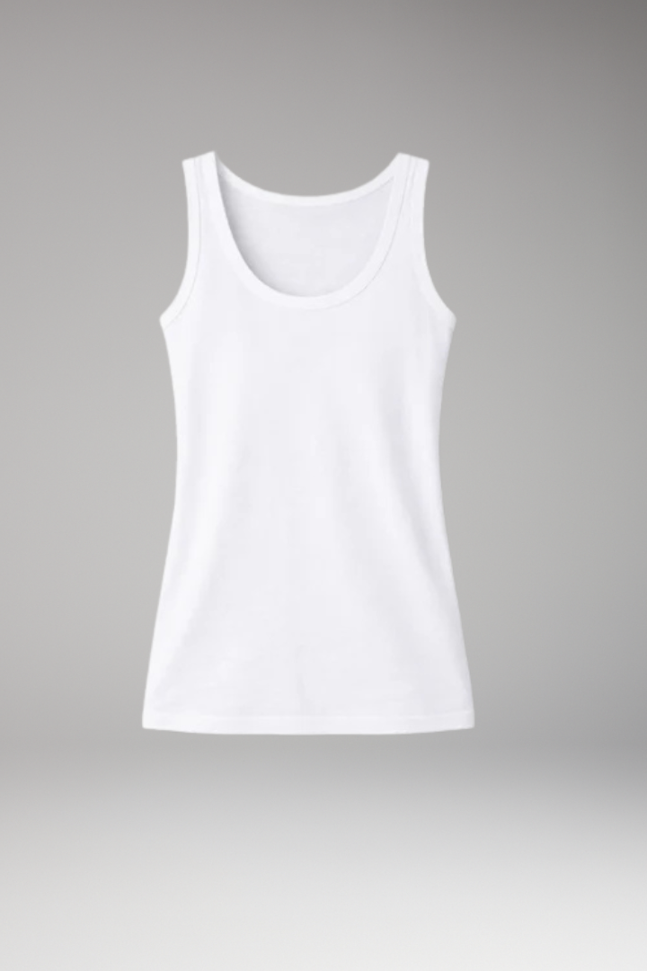 Women's Tank Top with Round Neckline