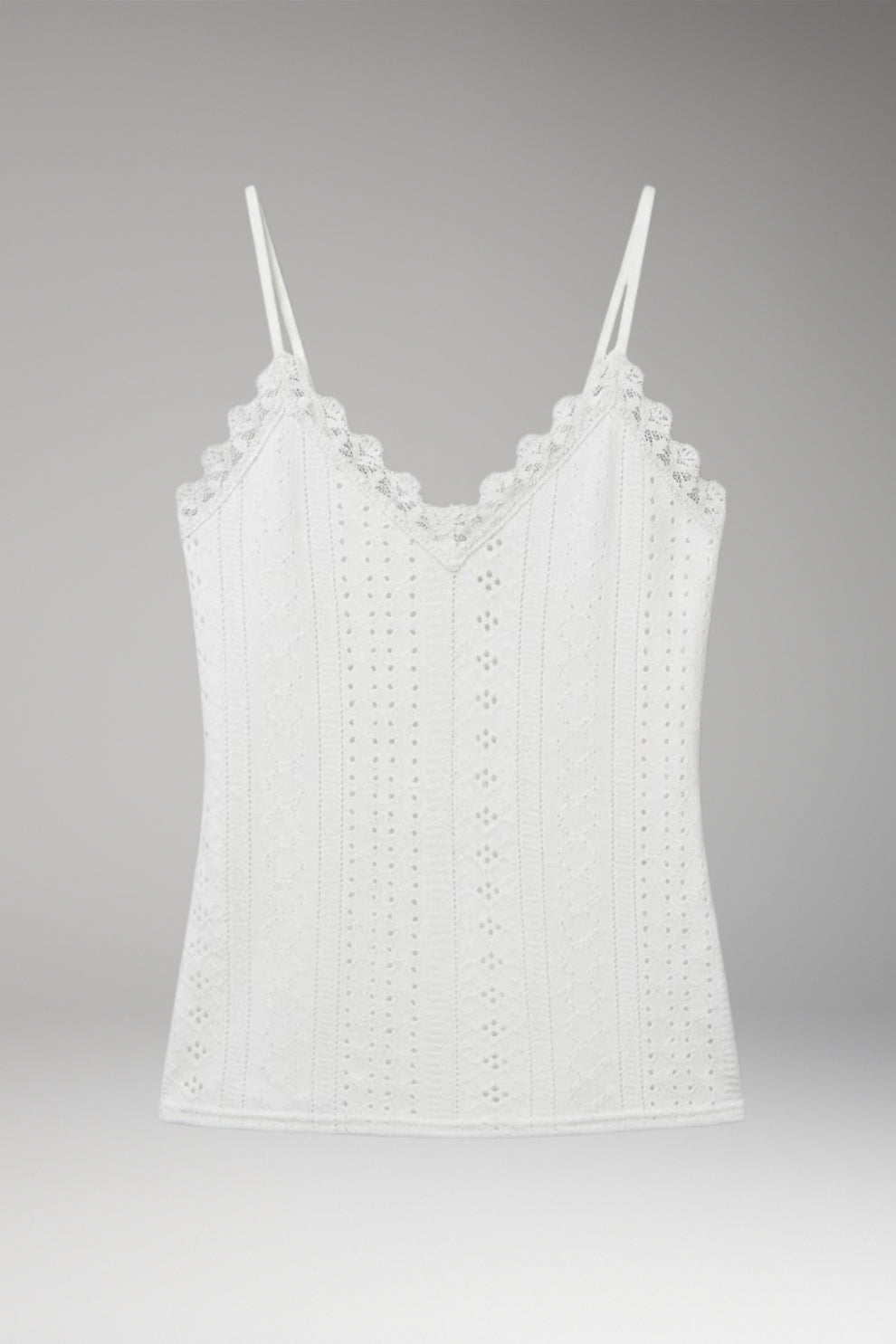 Women's Top with V-Neck and Spaghetti Straps
