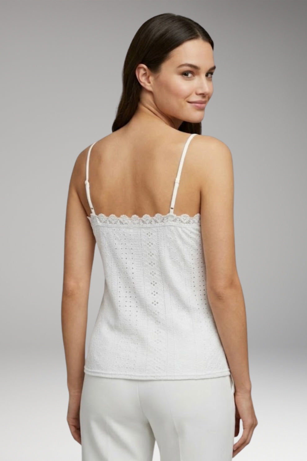 Women's Top with V-Neck and Spaghetti Straps