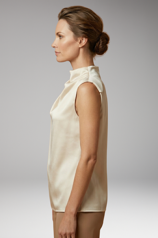 Women's Sleeveless Top with Versatile Design