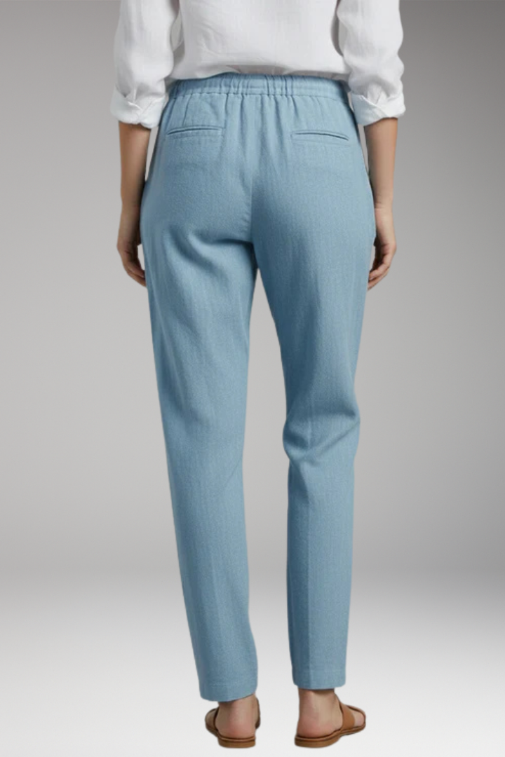 Women's Trousers with Drawstring Waist and Pockets