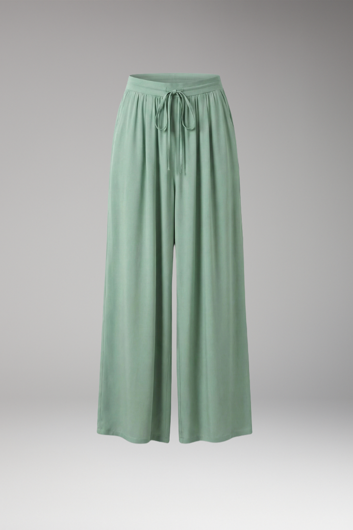 Women's Trousers with Drawstring and Side Pockets