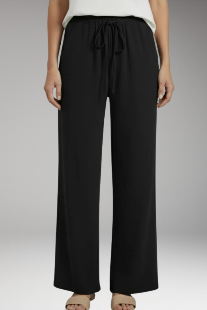Women's Trousers with Elastic Waist and Pockets