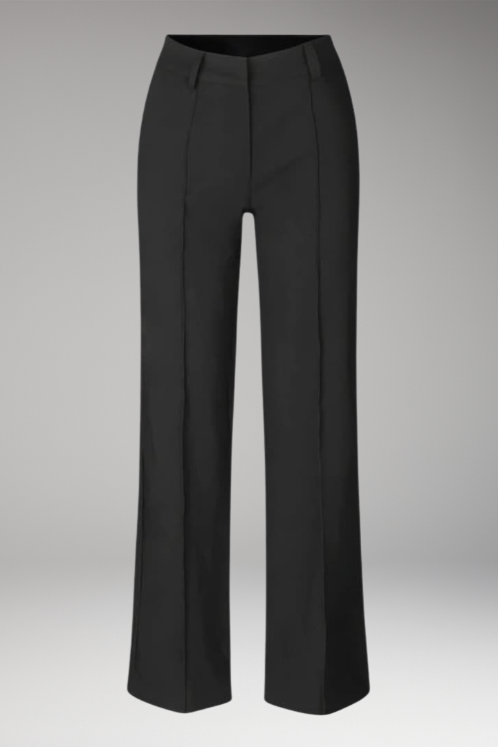 Women’s Trousers with High Waist and Straight Legs