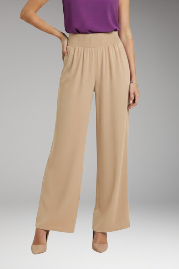 Women's Trousers with High Waist and Wide Legs