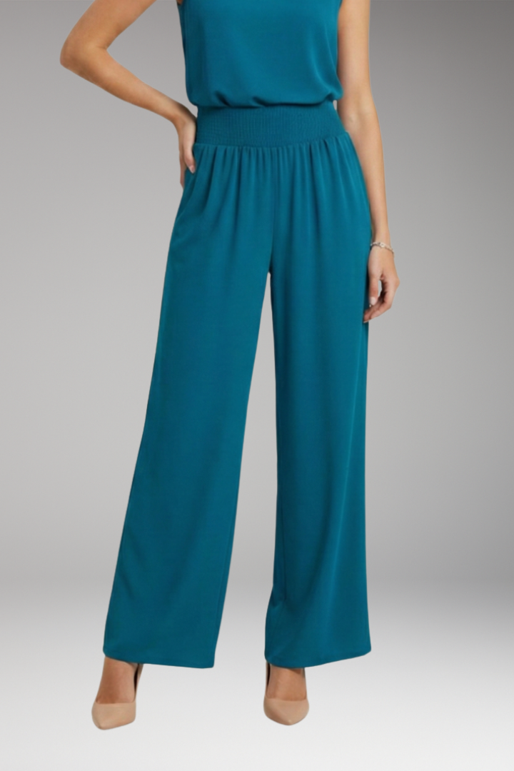 Women's Trousers with High Waist and Wide Legs
