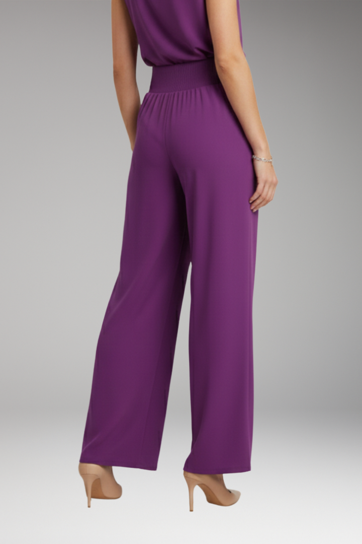 Women's Trousers with High Waist and Wide Legs