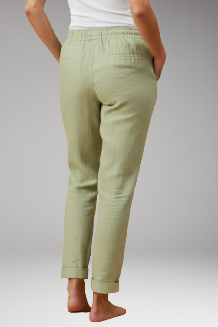 Women’s Trousers with Loose Fit and Drawstring Waistband