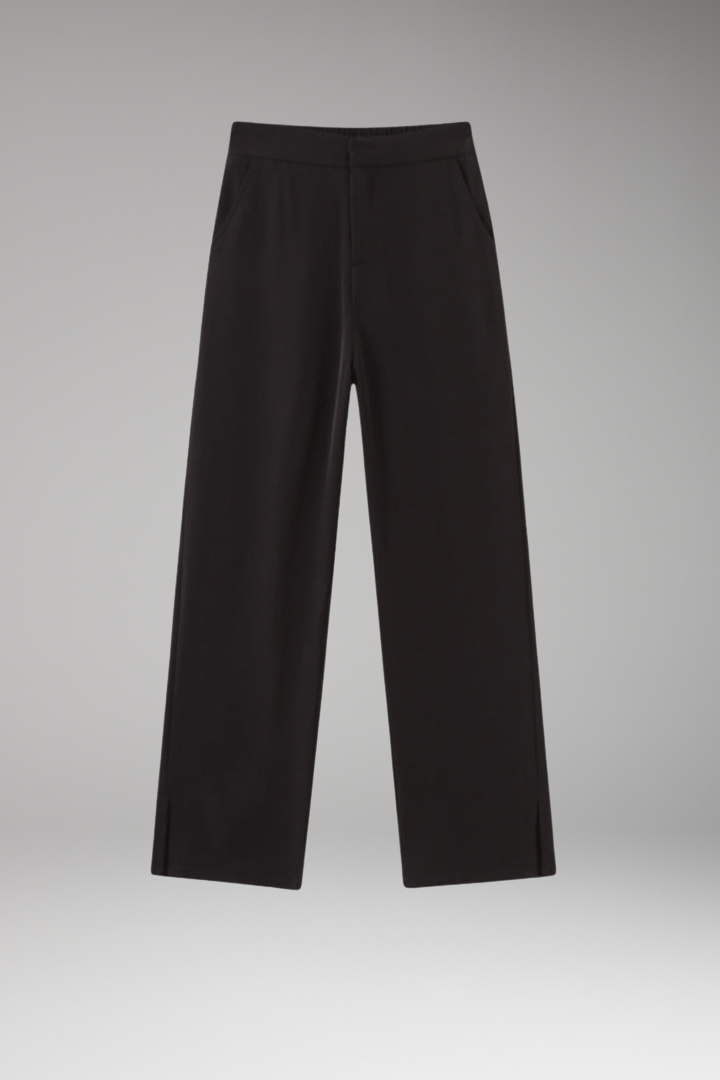 Women's Trousers with Side Pockets and Side Slits