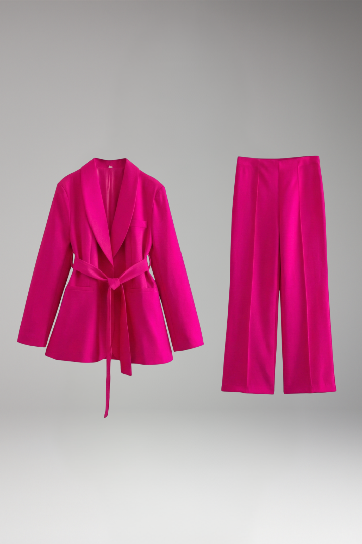 Women’s Two-Piece Set with Blazer and Trousers