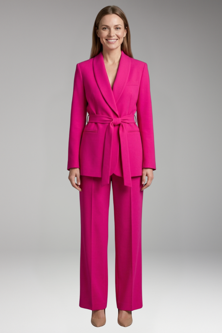 Women’s Two-Piece Set with Blazer and Trousers
