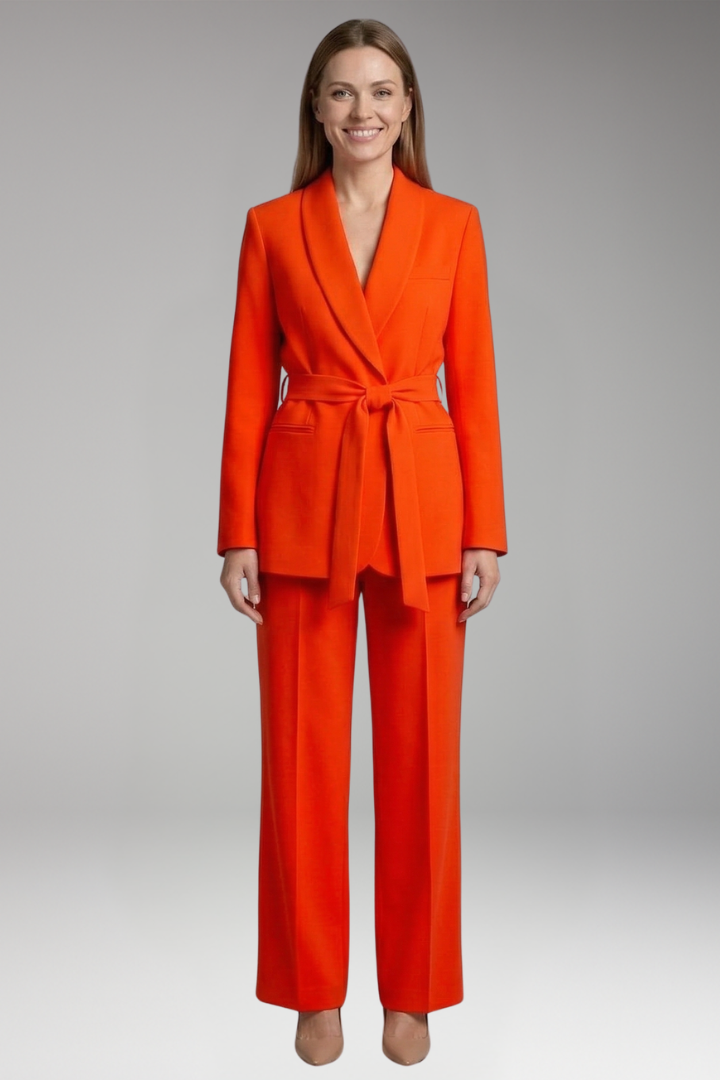 Women’s Two-Piece Set with Blazer and Trousers