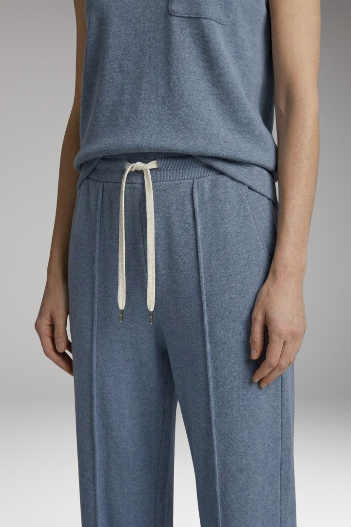 Women’s Two-Piece Set with Cap Sleeves and Elastic Waistband