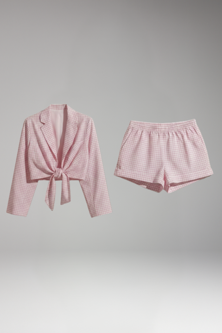 Women's Two Piece Set with Elastic Waist