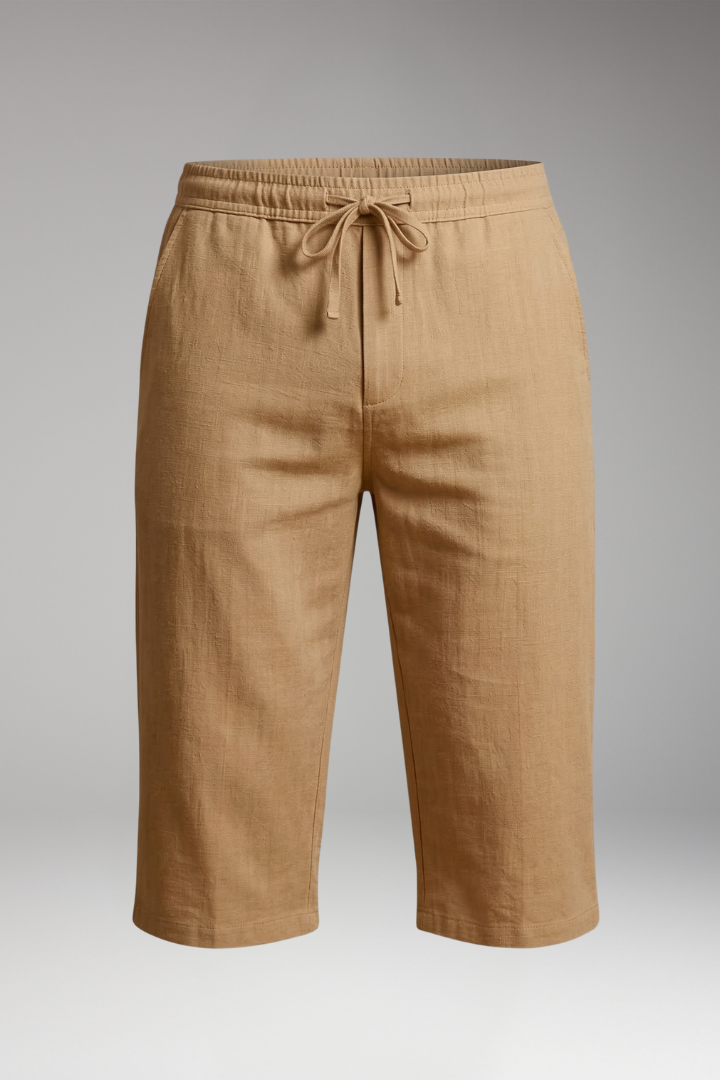 Men's Sports Shorts with Drawstring Waist and Side Pockets