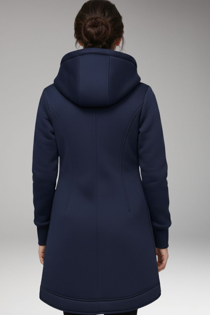 Women’s Winter Jacket with Hood and Pockets