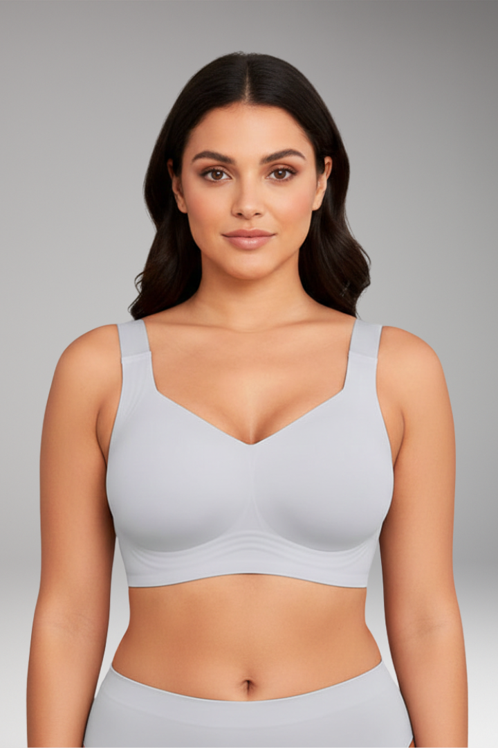 Women’s Bra with V-Neckline and Adjustable Straps