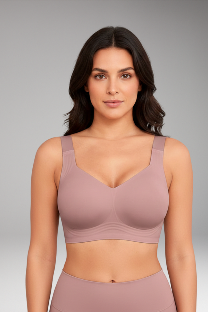 Women’s Bra with V-Neckline and Adjustable Straps
