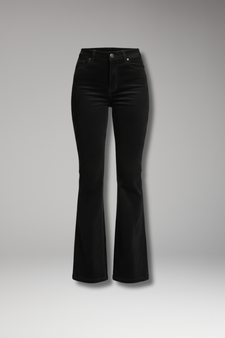 Women’s High-Waisted Flared Trousers