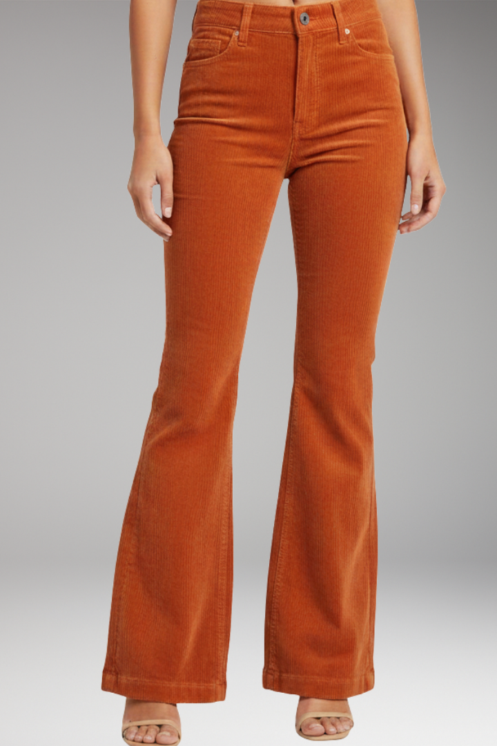 Women’s High-Waisted Flared Trousers