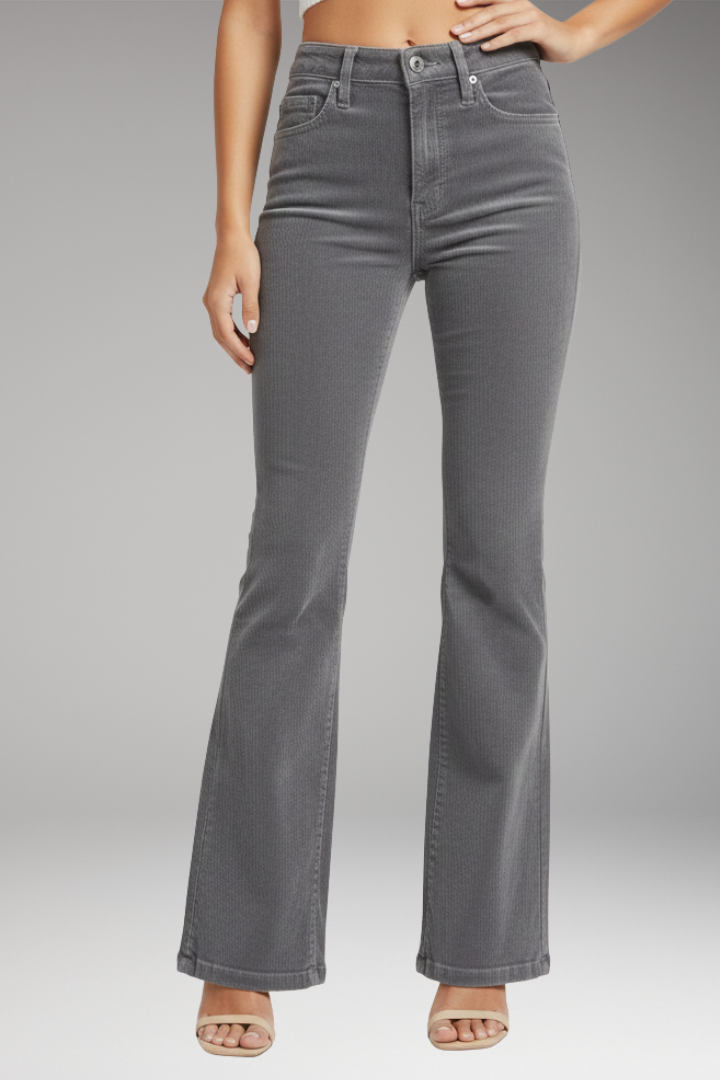Women’s High-Waisted Flared Trousers
