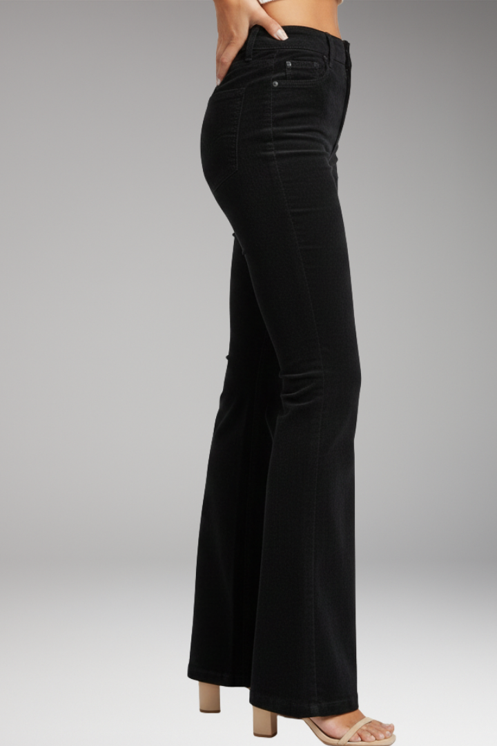 Women’s High-Waisted Flared Trousers