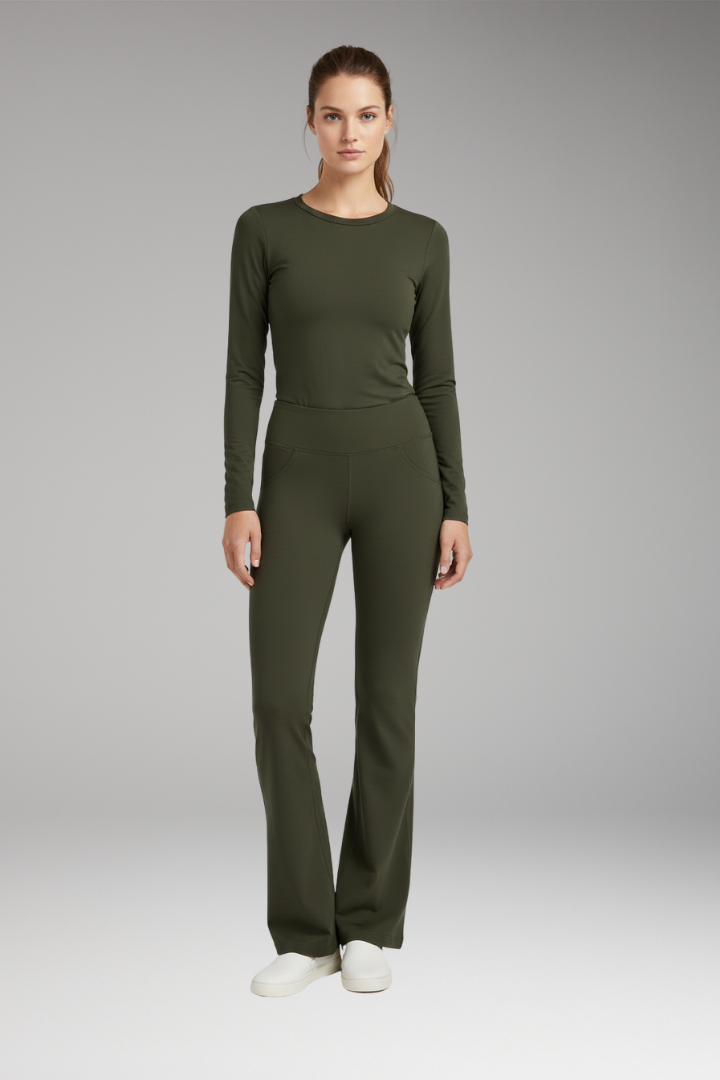 Women’s High-Waisted Wide-Leg Trousers