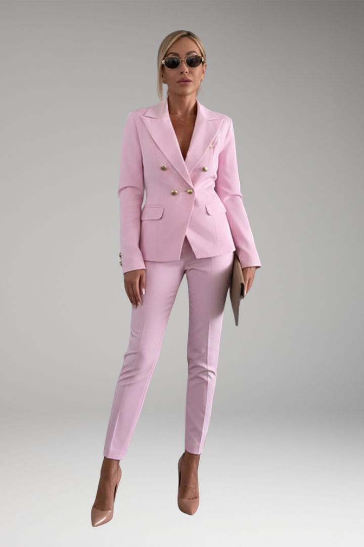 Women’s Suit with Blazer and Straight Trousers