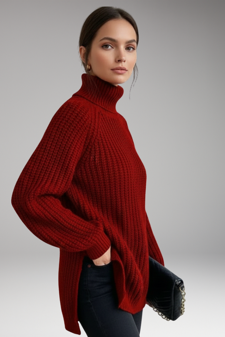 Women’s Turtleneck Jumper with Long Sleeves