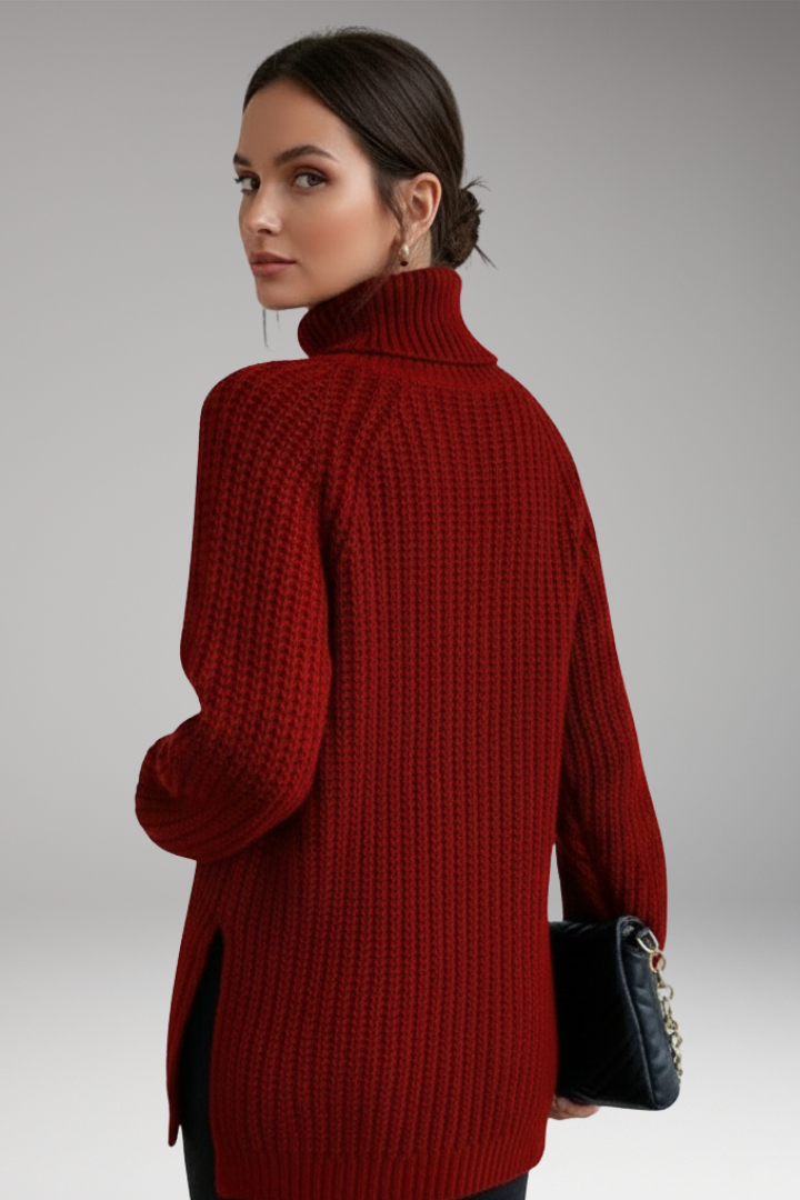 Women’s Turtleneck Jumper with Long Sleeves
