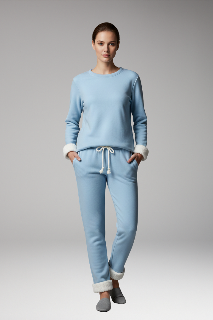 Women’s Two Piece Set with Lined Interior and Drawstring Waist