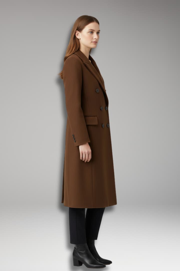 Women’s Winter Coat with Straight Fit and Long Sleeves
