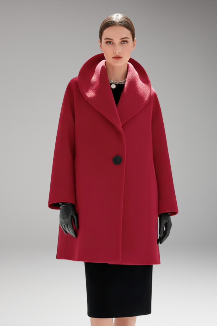 Women’s Winter Coat with Waist Belt and Full Inner Layer