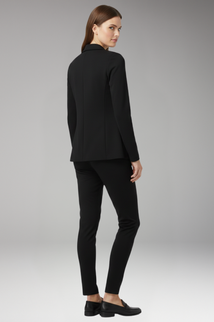 Women's Two-Piece Set with Blazer and Drawstring Trousers