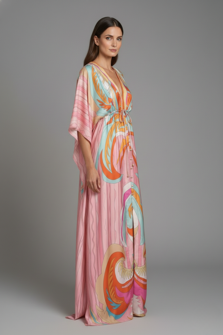 Women’s Beach Dress with Sleek Design and Bright Colours