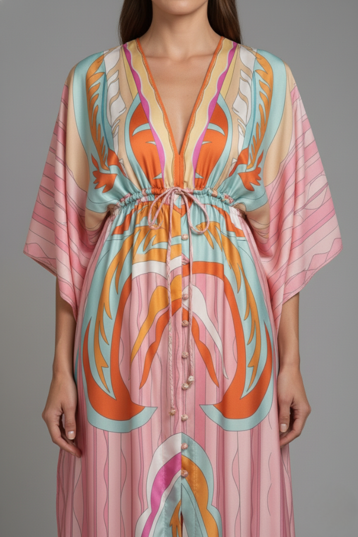 Women’s Beach Dress with Sleek Design and Bright Colours