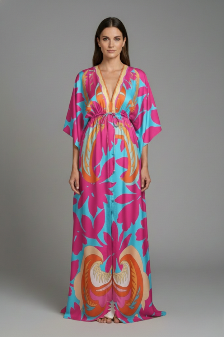 Women’s Beach Dress with Sleek Design and Bright Colours