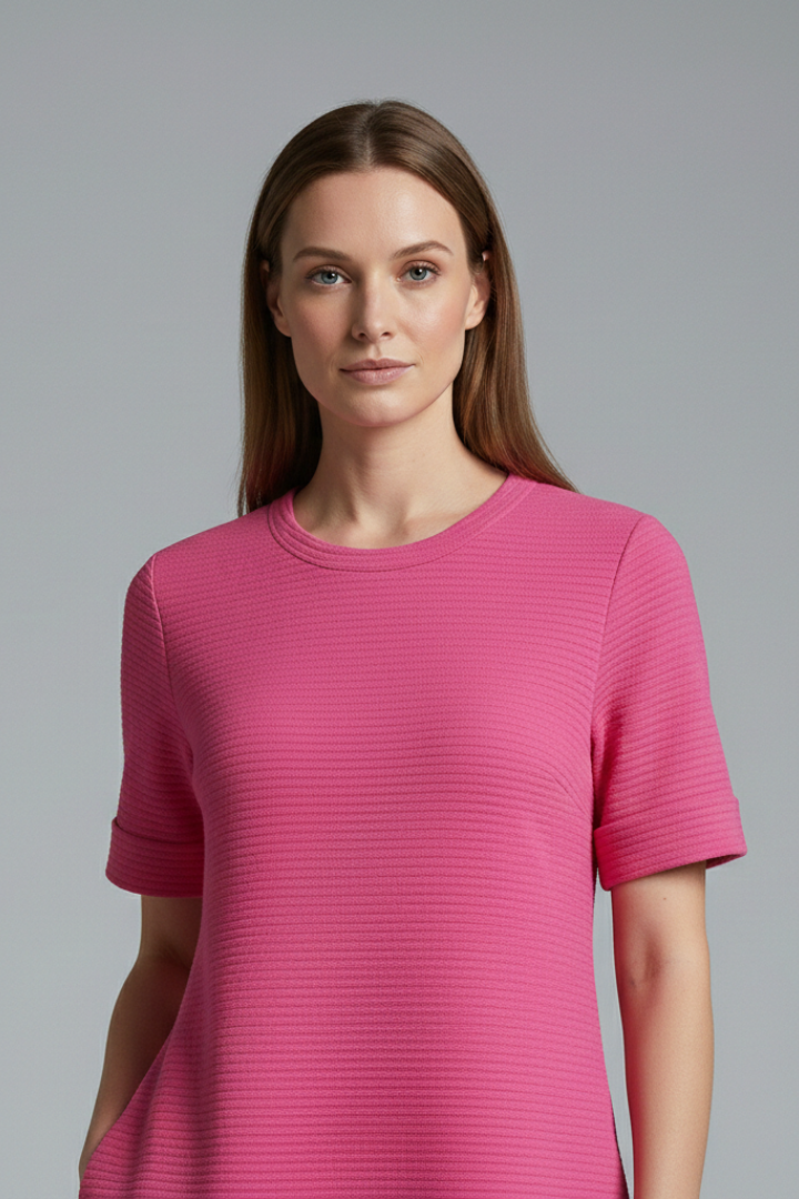 Women's Casual Dress with Relaxed Fit and Practical Pockets