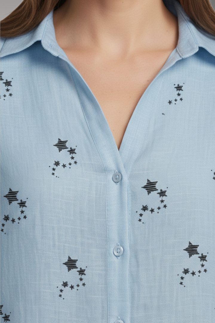Women’s Floral Long Sleeve Blouse