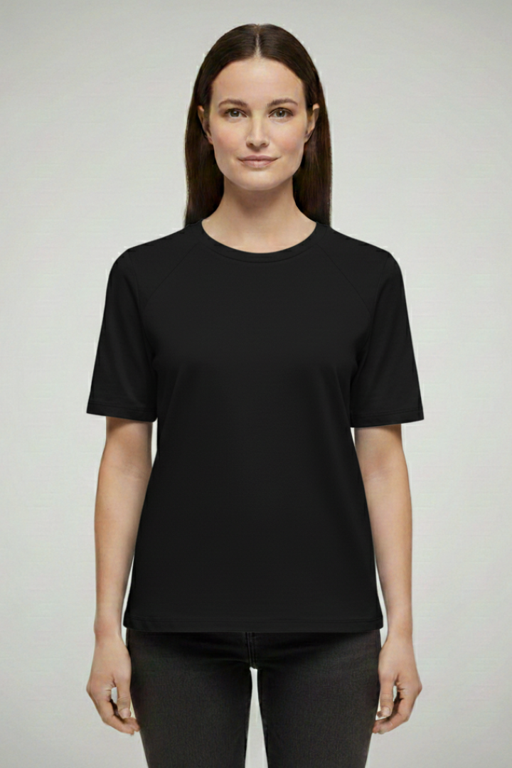Women's T-Shirt with Round Neck and Short Sleeves