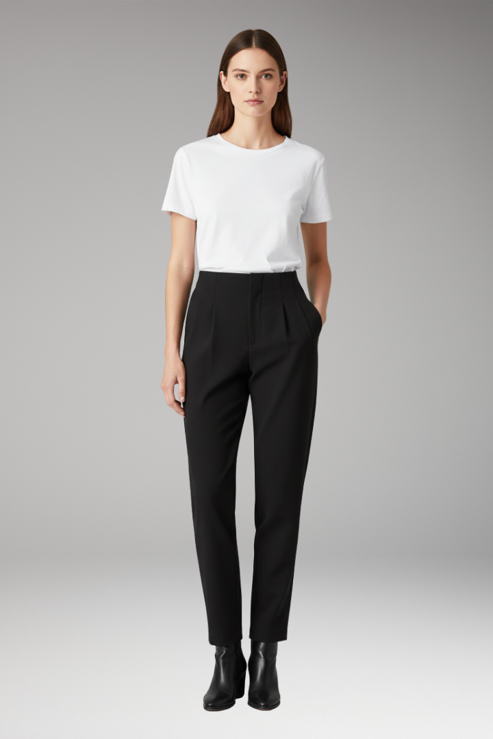 Women’s Straight Pants with Crease-Free Surface